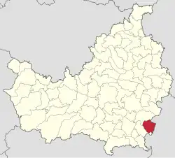 Localizarea comunei în județul Cluj