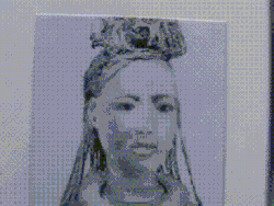 Uli Aschenborn, ochii de pe acest desen animat se întorc într-adevăr să urmărească privitorul, Namibia