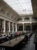 Sala mare de lectură a bibliotecii Universității din Viena