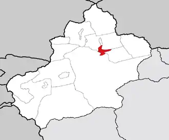 Poziția localității Ürümqi