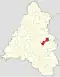 Localizare în cadrul județului