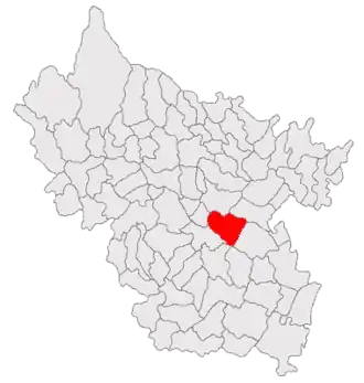 Poziția localității Vadu Pașii