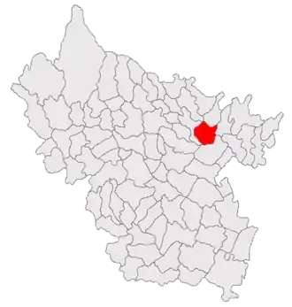 Poziția localității Valea Râmnicului