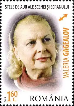 9 februarie: Valeria Gagealov, actriță română