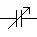 Variable capacitor symbol
