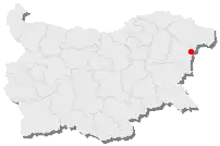 Poziția localității Varna