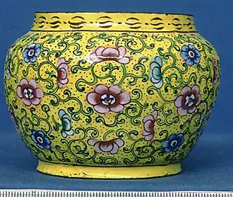 Vas chinezesc din timpul dinastiei Qing