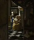 Jan Vermeer van DelftScrisoarea de dragoste (1670)