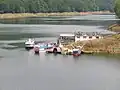 Debarcaderul pe Lacul Vidraru