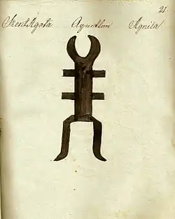 1826 - Dangă săsească pentru însemnarea animalelor