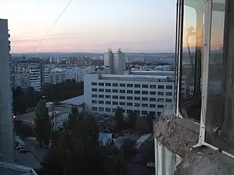 Vederea a sectorului Ciocana dinspre Botanica