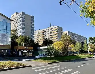 Blocuri înalte de pe Bulevardul Bucureștii Noi, arhitecți necunoscuți, c.1965-1970