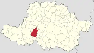 Poziția localității Vladimirescu