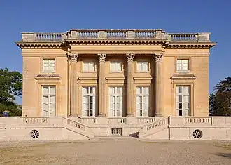 Micul Trianon din Versailles, 1762–1764, de Jacques Ange Gabriel