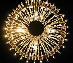 Chandelier in st. Kinga chapel