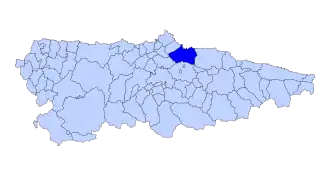 Poziția localității Gijón