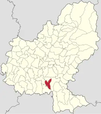 Localizare în cadrul județului