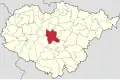 Localizarea municipiului pe harta județului Sălaj