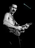 Frank Zappa performing in 1977