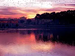 Râul Zayandeh în Isfahan