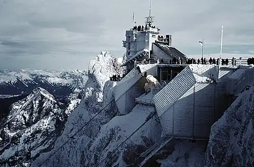 Eibsee-Seilbahn, stația Zugspitze, 1966
