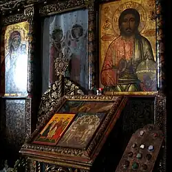 Stavropoleos: detaliu iconostas.