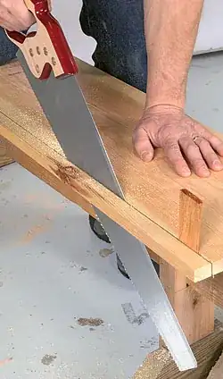 Wedge used to keep kerf open during ripping