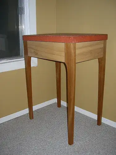 Cherry/maple/concrete table