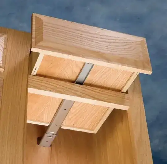 Under-mounted drawer slide