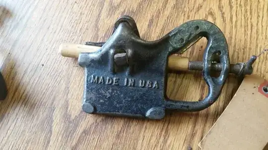 other side of wood working tool