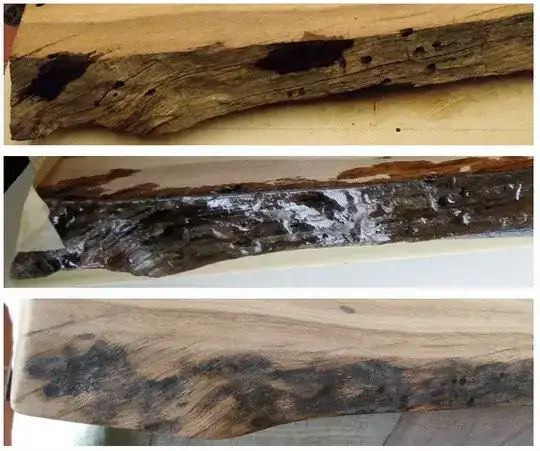 what happens when you pour too much epoxy on the edge