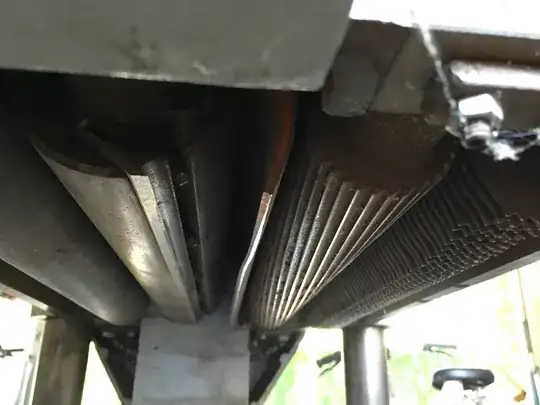 bent part of thickness planer