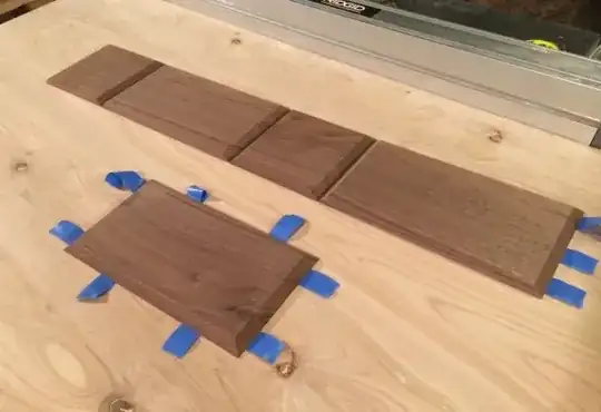 Box laid out for glueing