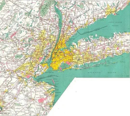 Map of New York