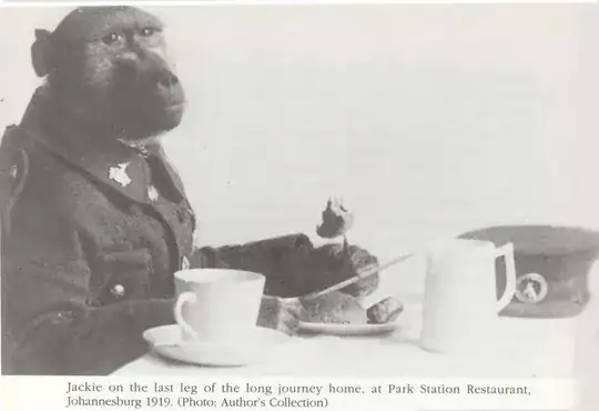 Jackie recovering after losing his leg