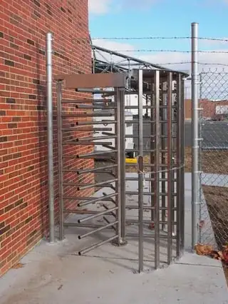 Image of vertical turnstile