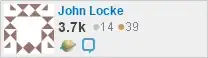 profile for John Locke on Stack Exchange, a network of free, community-driven Q&A sites