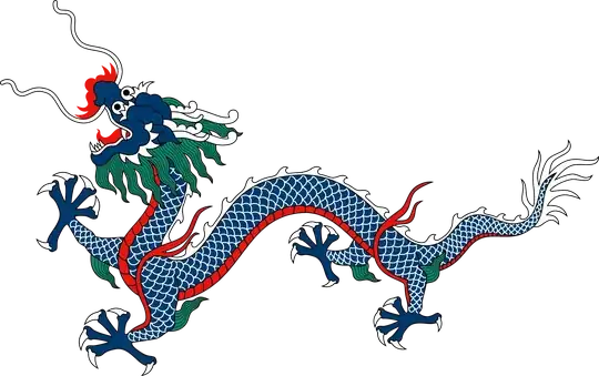Azure Dragon from the Qing Dynasty.