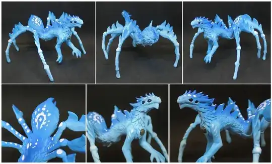 Someone tried to sculpt a dragon and it came out looking like a spider