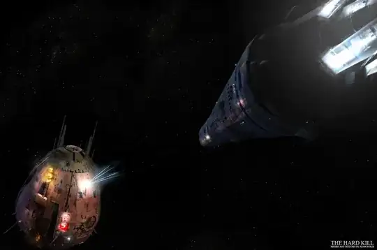 Art showing laser weaponry in action