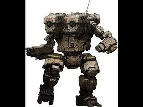 Heavy mech example - Hunchback