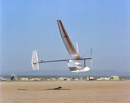 Daedalus single human powered aircraft