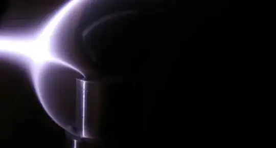 long exposure photograph of plasma being redirected by magnetic field