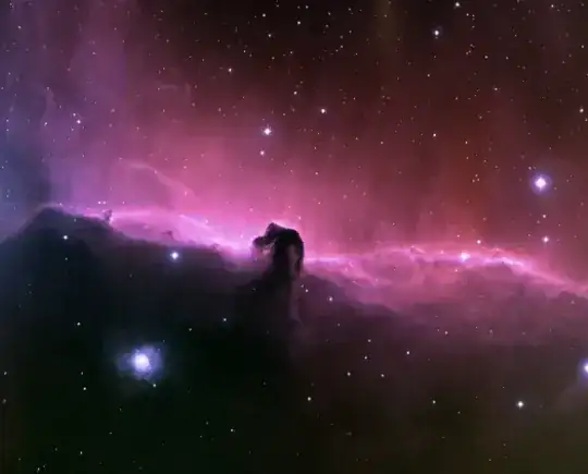 A picture of the Horsehead nebula