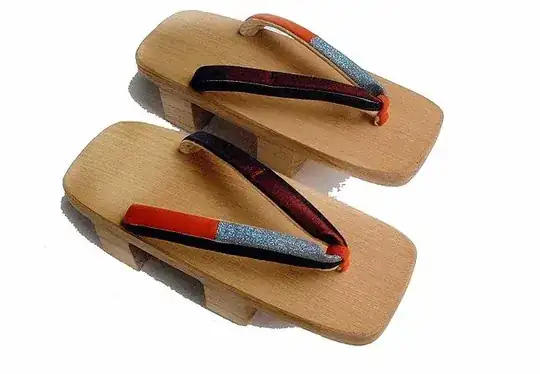 a pair of geta