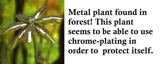 Metal plant uses chrome-plating to protect itself.