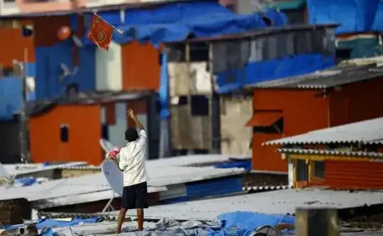 Kite flying on Indian Rooftop - Pic copyright The Hindu