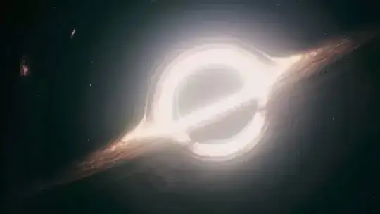 Interstellar movie black hole