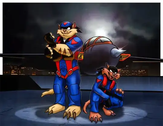 These Khajiit are from SWAT Kats, a magically animated drawing of sorts