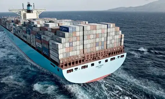 Emma Maerskrsk container ship